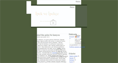 Desktop Screenshot of ipekveipekce.blogspot.com