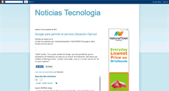 Desktop Screenshot of noticia-tecnologia.blogspot.com
