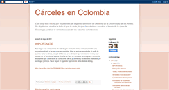 Desktop Screenshot of lascarcelesencolombia.blogspot.com