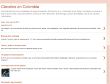 Tablet Screenshot of lascarcelesencolombia.blogspot.com