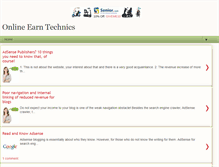 Tablet Screenshot of earntechnics.blogspot.com