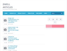 Tablet Screenshot of dwellarticles.blogspot.com