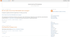 Desktop Screenshot of infopatterns.blogspot.com
