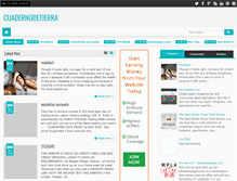Tablet Screenshot of cuadernodetierra.blogspot.com