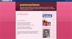 Desktop Screenshot of poetaszulianos.blogspot.com