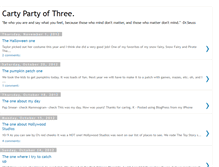Tablet Screenshot of cartypartyofthree.blogspot.com