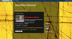 Desktop Screenshot of amarillasinternetespana.blogspot.com