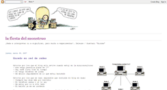 Desktop Screenshot of lafiestadelmonstruo.blogspot.com
