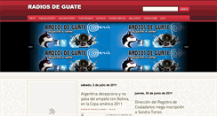 Desktop Screenshot of guatefm.blogspot.com