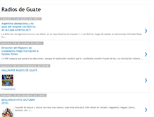 Tablet Screenshot of guatefm.blogspot.com