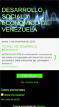 Mobile Screenshot of desarrollosocialyeconomicodevenezuela.blogspot.com