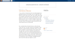 Desktop Screenshot of indigenousindustry.blogspot.com