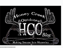 Tablet Screenshot of honeycreekoutdoors.blogspot.com