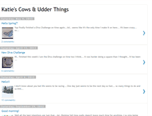 Tablet Screenshot of katiescowsudderthings.blogspot.com