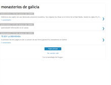Tablet Screenshot of monasteriosdegalicia.blogspot.com