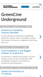 Mobile Screenshot of greencineunderground.blogspot.com