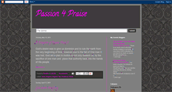 Desktop Screenshot of passion4praise.blogspot.com