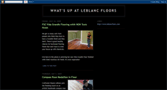 Desktop Screenshot of leblancfloors.blogspot.com