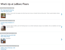 Tablet Screenshot of leblancfloors.blogspot.com