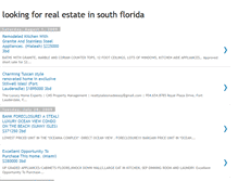 Tablet Screenshot of lookingforrealestateinsouthflorida.blogspot.com