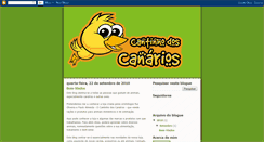 Desktop Screenshot of cantinhodoscanarios.blogspot.com