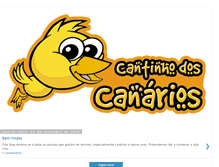 Tablet Screenshot of cantinhodoscanarios.blogspot.com