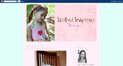 Desktop Screenshot of isabelinspireddesigns.blogspot.com