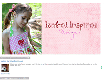 Tablet Screenshot of isabelinspireddesigns.blogspot.com