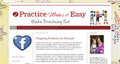 Desktop Screenshot of practicemakesiteasy.blogspot.com