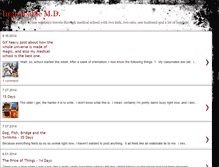 Tablet Screenshot of improbablemd.blogspot.com