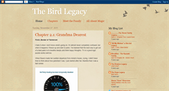Desktop Screenshot of birdlegacy.blogspot.com