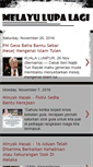 Mobile Screenshot of melayulupalagi.blogspot.com