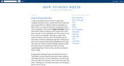 Desktop Screenshot of howtosongwrite.blogspot.com