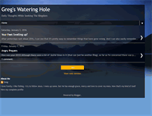 Tablet Screenshot of gregswateringhole.blogspot.com