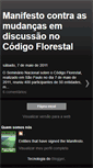 Mobile Screenshot of emdefesadocodigoflorestal.blogspot.com