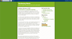 Desktop Screenshot of gardeningmania.blogspot.com