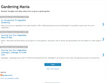 Tablet Screenshot of gardeningmania.blogspot.com
