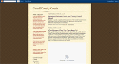 Desktop Screenshot of carrollcountycourts.blogspot.com