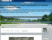 Tablet Screenshot of hamirpur-online.blogspot.com