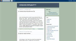 Desktop Screenshot of erotyczne-mini-gry2111.blogspot.com
