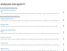 Tablet Screenshot of erotyczne-mini-gry2111.blogspot.com