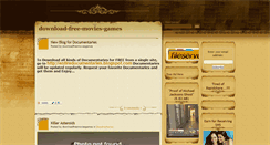 Desktop Screenshot of download-free-movies-games.blogspot.com