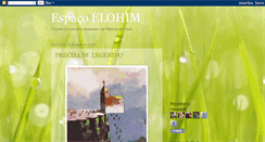 Desktop Screenshot of espacoelohim.blogspot.com