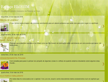 Tablet Screenshot of espacoelohim.blogspot.com