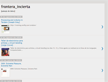Tablet Screenshot of fronteraincierta.blogspot.com