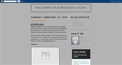 Desktop Screenshot of kimimaro9690.blogspot.com