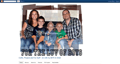 Desktop Screenshot of fortheluvofboys.blogspot.com