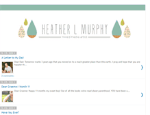 Tablet Screenshot of heatherlmurphy.blogspot.com