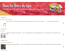 Tablet Screenshot of fleurdutapis.blogspot.com