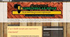 Desktop Screenshot of escurecendoasideias.blogspot.com